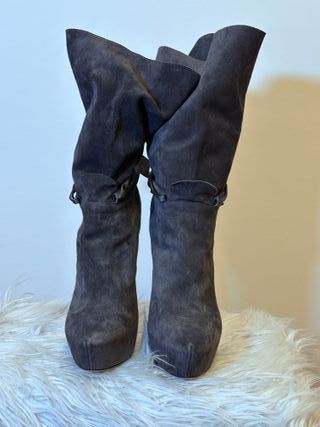 Stivali Casadei Camoscio Grigio