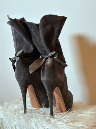 Stivali Casadei Camoscio Grigio