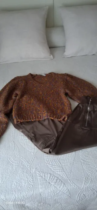 Jersey Zara punto multicolor S