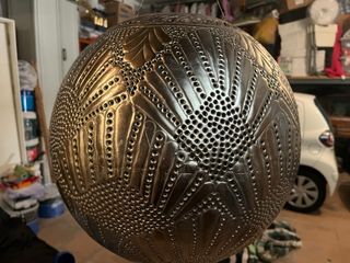 Lámpara Decorativa Metálica Colgante Esfera