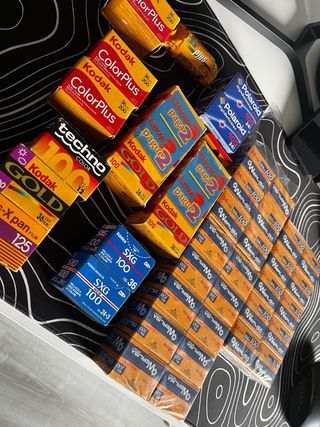 Rullino 35mm Kodak, Polaroid, Konica, Werlisa