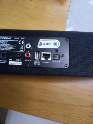 Barra de Sonido LIFEBEAT Negra,