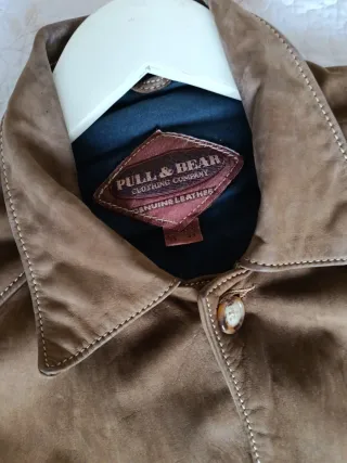 Cazadora de ante marrón