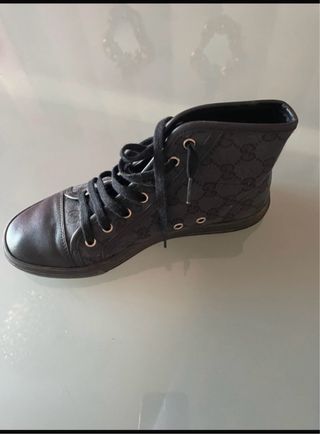 Stivali Gucci in tela nera