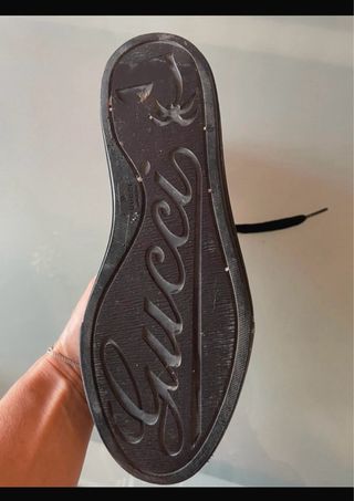 Stivali Gucci in tela nera