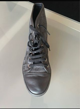 Stivali Gucci in tela nera