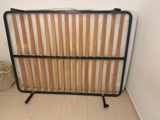 Somier Cama 135cm + Colchón Regalo