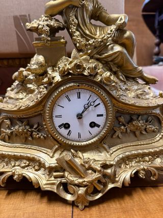 Orologio parigina antimonio dorato