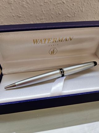 Bolígrafo Waterman Plata