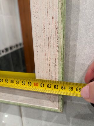 Espejo de Baño Madera y Cristal