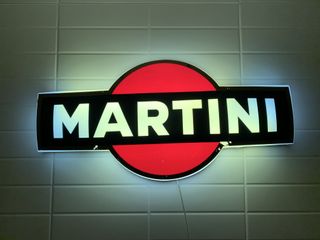 Cartel luminoso Martini