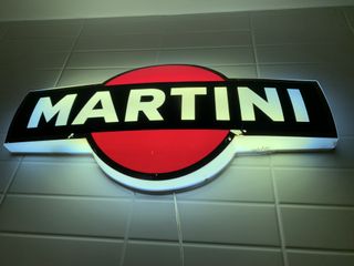 Cartel luminoso Martini