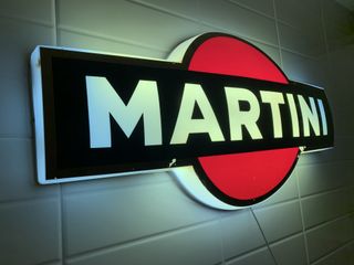 Cartel luminoso Martini