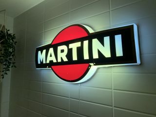 Cartel luminoso Martini