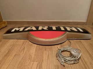 Cartel luminoso Martini