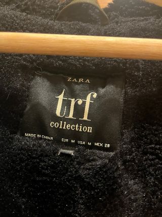 Abrigo Zara TRF Verde caqui Talla M