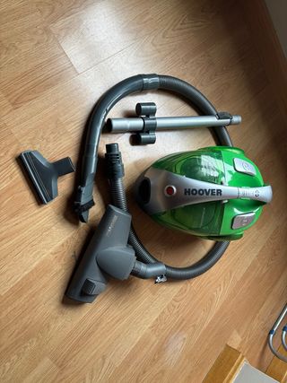 Aspiradora Hoover Verde y Gris