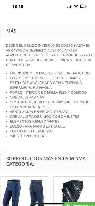 Chaqueta Moto RST ADVENTURX HOMBRE