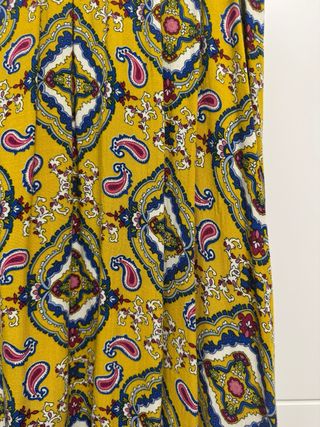 Vestido largo estampado Springfield