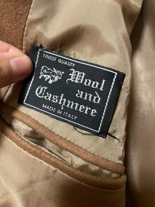 Blazer oversize color cammello