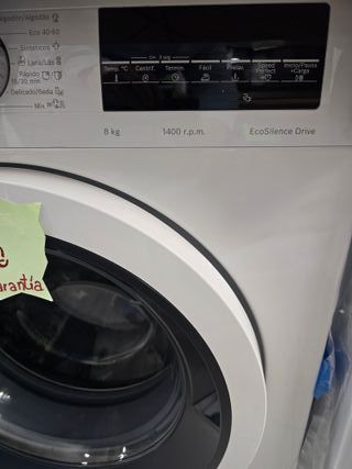 Lavadora Bosch 8kg 1400rpm con 5 años garantía