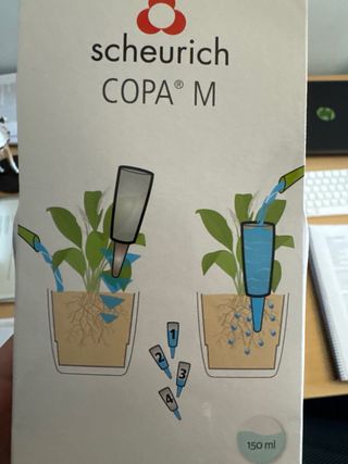 Sistema de autorriego para macetas