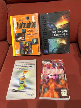 4 libros de Photoshop 5 € todos