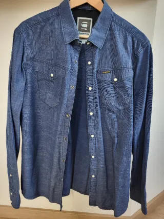 Camisa G-Star RAW Rayas Azules