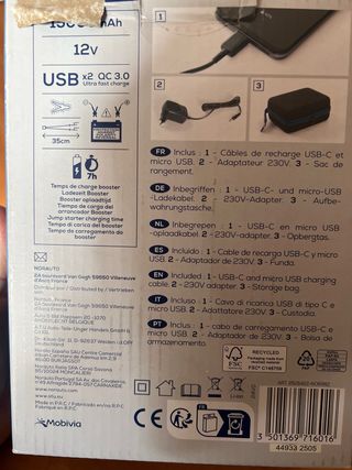 Arrancador Booster Norauto Start Plus +Garantia