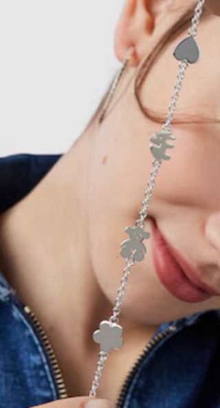 Pulsera Tous Animalandia Plata. Certificado.Nuevo