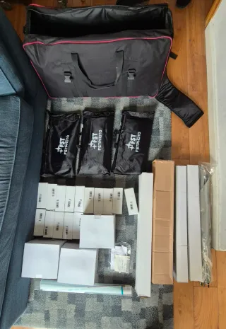 Set 3 Luces LED Trípode Foto y Video con difusores