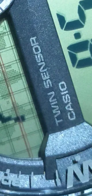 Reloj Casio SGW-600 Twin Sensor world time Map