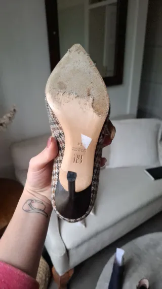 Zapatos CH tacón bajo solo venta en mano