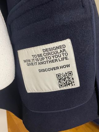 Chaqueta Ecoalf Lana Azul