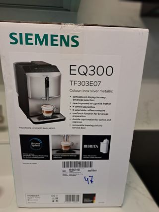 Cafetera Siemens EQ300-precio negociable