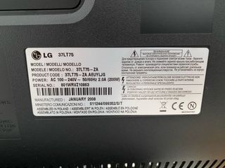 Televisor LG 37 Negro