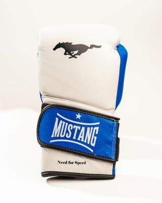 Guantes de Boxeo Mustang Azul y Blanco