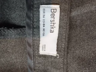 Pantalón ancho gris