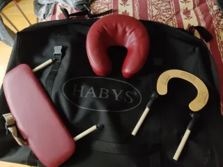 Camilla plegable con bolsa de transporte