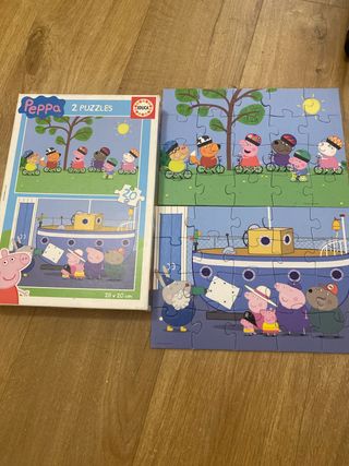 Pack 2 Puzzles Peppa Pig Educa