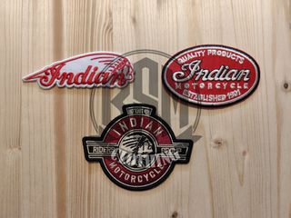 3 pz Toppe Patch Indian Motorcycle