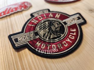 3 pz Toppe Patch Indian Motorcycle