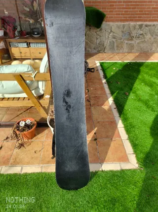 Tabla de Snowboard Completa Roja