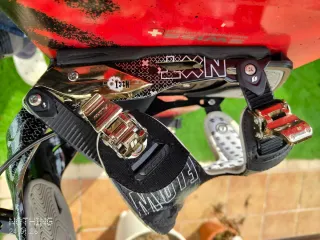 Tabla de Snowboard Completa Roja