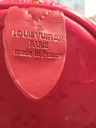 Borsa Louis Vuitton Speedy Rosso