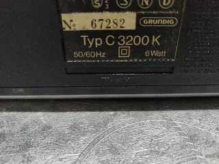 Radio Grundig Cassette 1978
