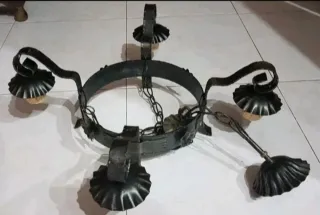 Lámpara antigua hierro forjado diseño,M.58x58x70