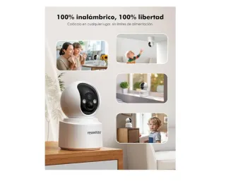 Cámara Vigilancia Inalámbrica YESKAMOU 4MP 5G