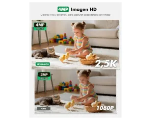 Cámara Vigilancia Inalámbrica YESKAMOU 4MP 5G