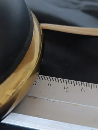 Lámpara vintage quinqué cristal y metal